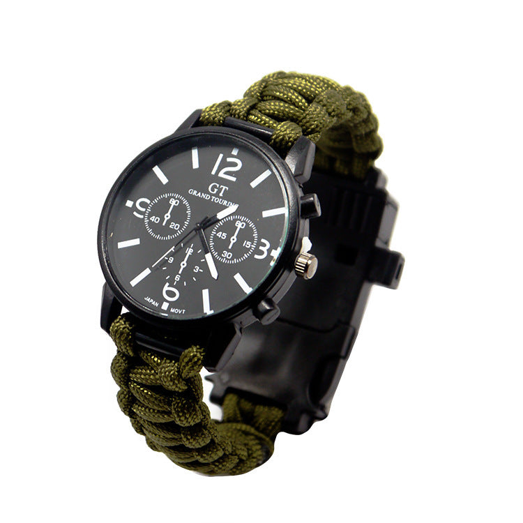 Unisex Multifunctional Survival Camping Watch