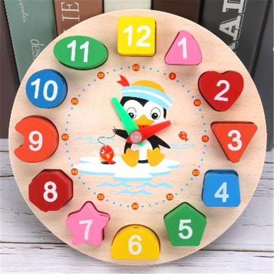 Wooden Clock Toy