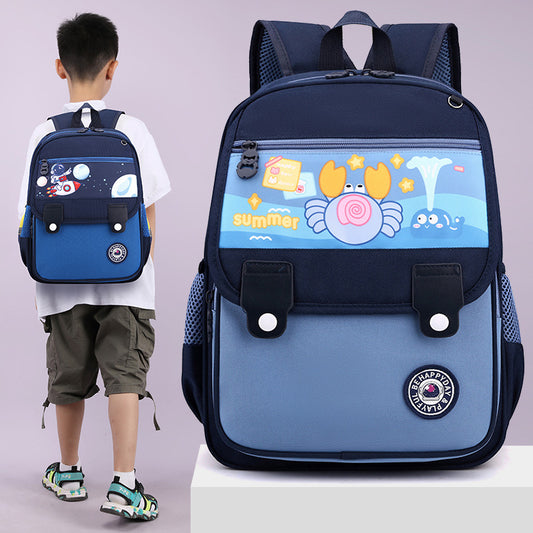 Cute Cartoon Animation Boy's And Girl's Lightweight Backpack