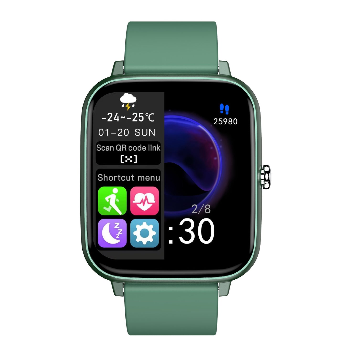 Unisex 1.54" Smart Watch Bluetooth Full Touch