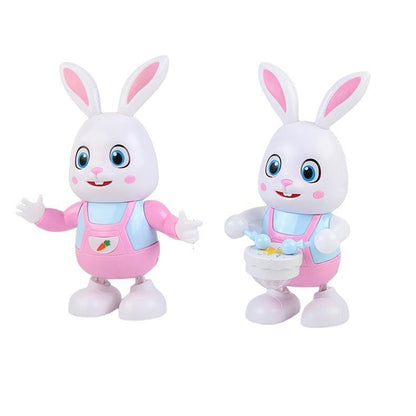 Singing Dancing Swing Adorable Rabbit Robot Toy