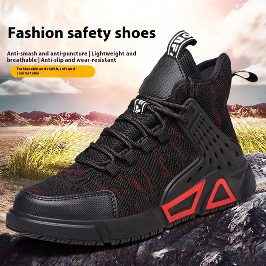 Men's Steel Toe Safety Protective Work Shoes