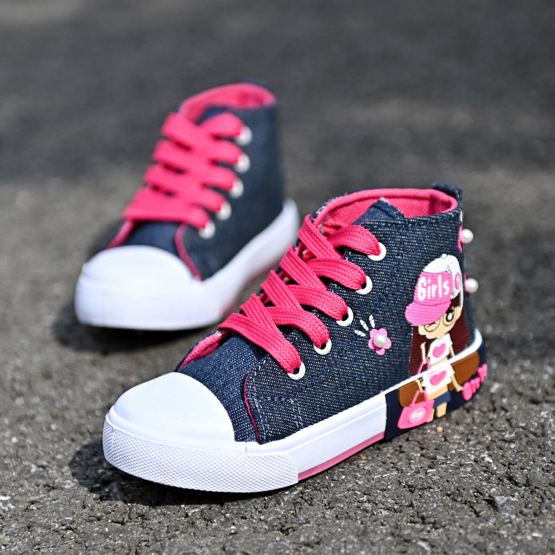 Girl's Canvas Sneakers
