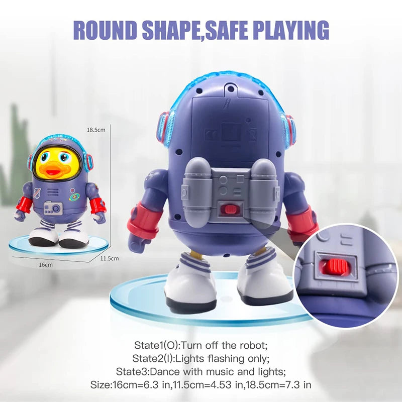 Baby Duck Toy Musical Interactive Toy with Lights and Sounds Dancing Robot