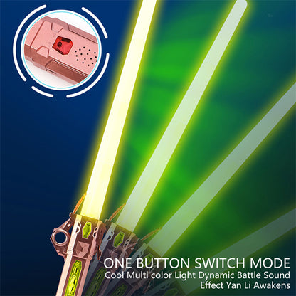 Kid's Laser Sword Retractable Flash Light USB Type-C Rechargeable
