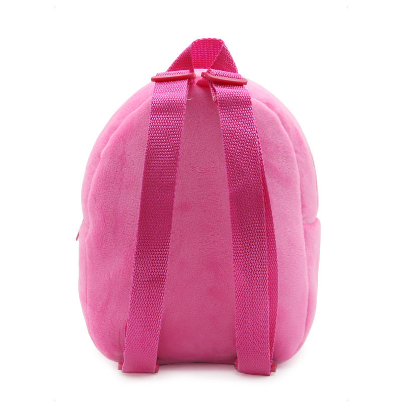 Girl's Pink Cute Animal Rabbit Plush Backpack