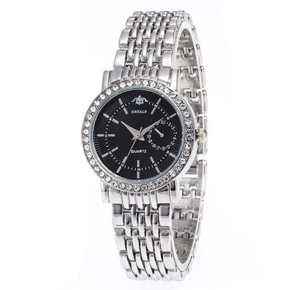 Men's - Women's Fashion Luxury Diamond Lovers Analog Watch