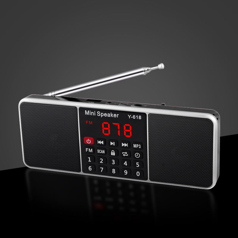 Y-618 Retro Mini Bluetooth Speaker