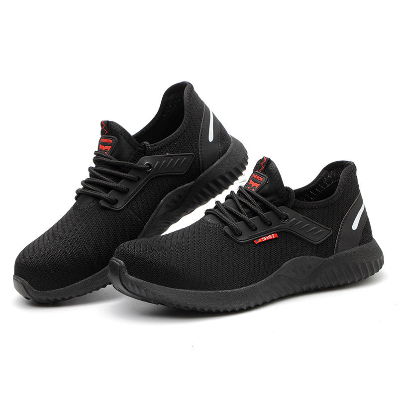 Unisex Breathable Anti-Smashing Work Safety Shoes