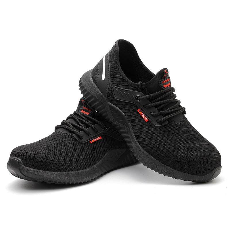 Unisex Breathable Anti-Smashing Work Safety Shoes