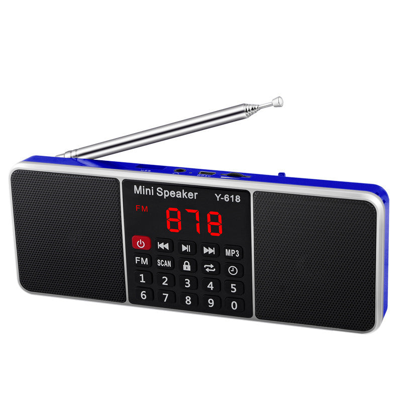 Y-618 Retro Mini Bluetooth Speaker