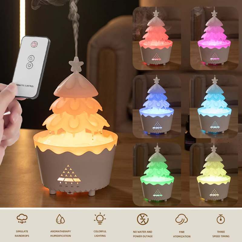 2024 New Design Christmas Essential Oil Aroma Remote Control Humidifier