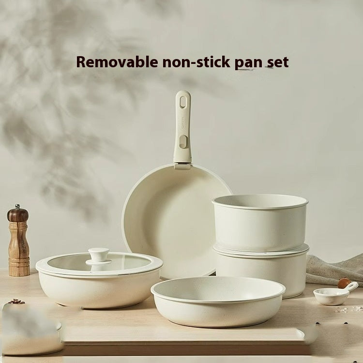 Removable House Hold Wok Pot Set of 3