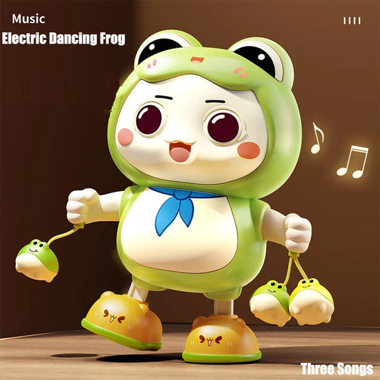 Dancing Frog Swing Light Music Learning Toy