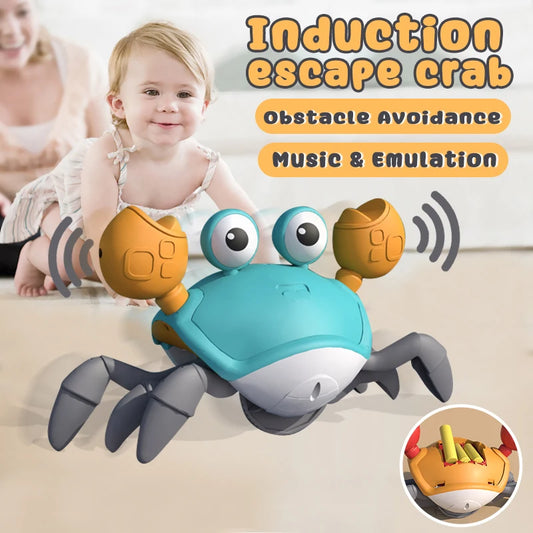 Dancing Crab Toy Crawling Interactive Automatically Avoid Obstacles
