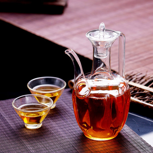 Handmade High Temperature Resistant Warm Wine Glass Jug Tea Set