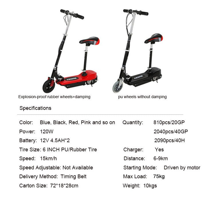 Small Electric E-Scooter